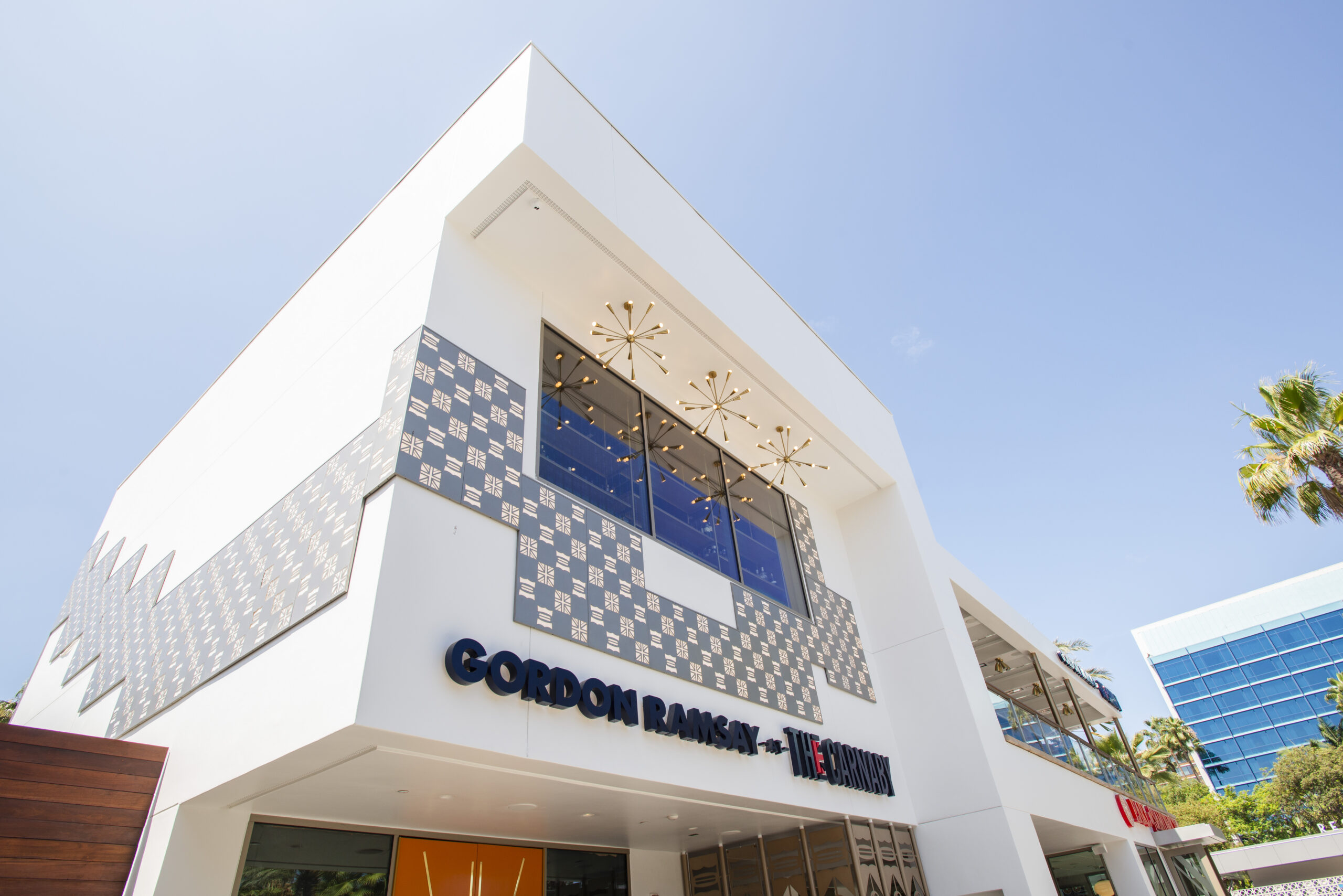 The exterior facade of Gordon Ramsay at The Carnaby